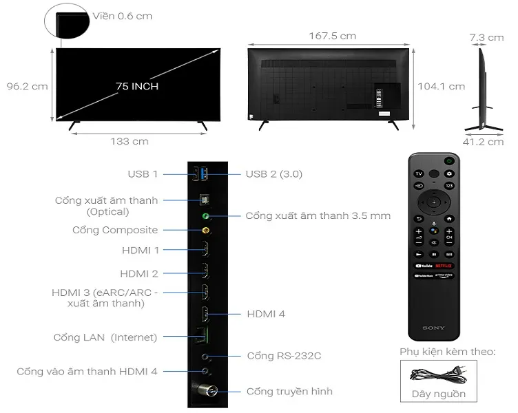 تلویزیون سونی 75X80K - Sony 75X80K 09