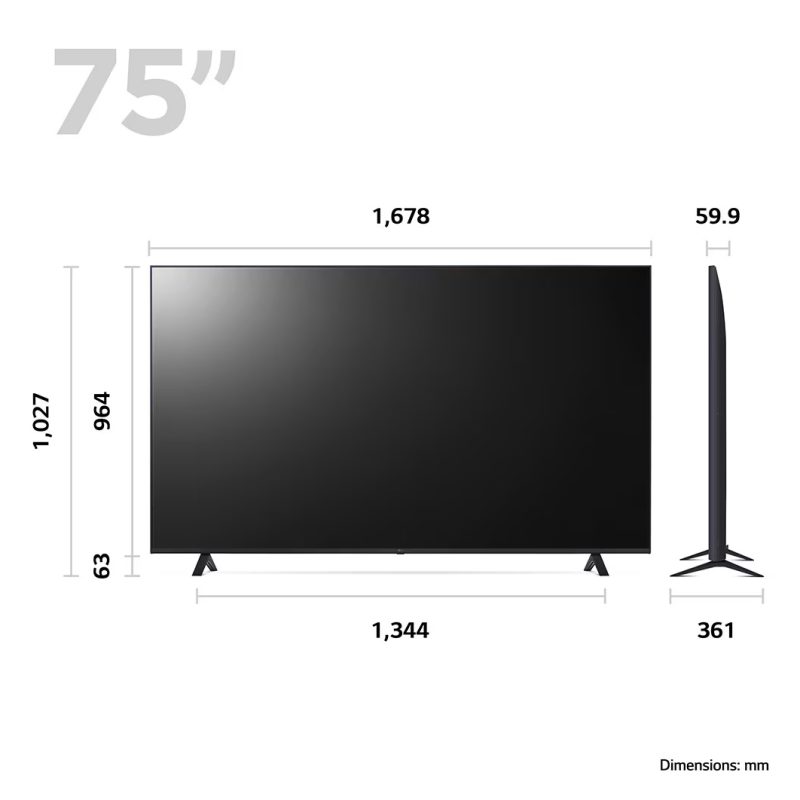 تلویزیون ال جی سایز 75 اینچ مدل 75UR80006 - LG 75UR80006 07