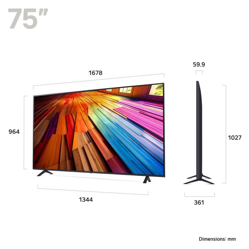 تلویزیون ال جی سایز 75 اینچ مدل 75UT80006 - LG 75UT80006 02